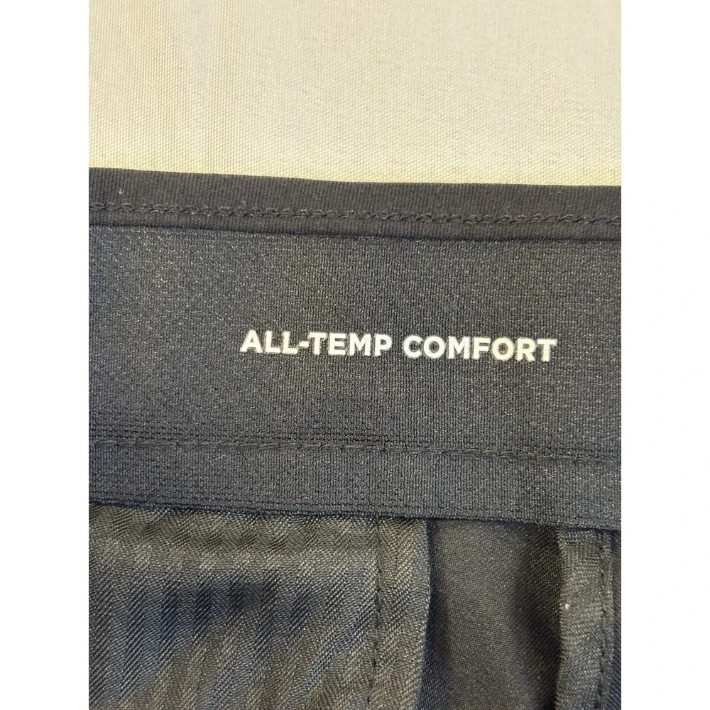 Stafford 365 Men's 34X32 Black Straight Fit‎ Classic Dress Pants Business Preppy